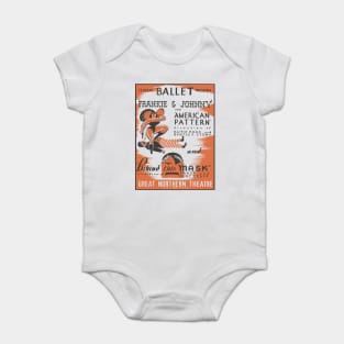 Vintage Ballet Poster - Frankie & Johnny - 1930's Retro Baby Bodysuit